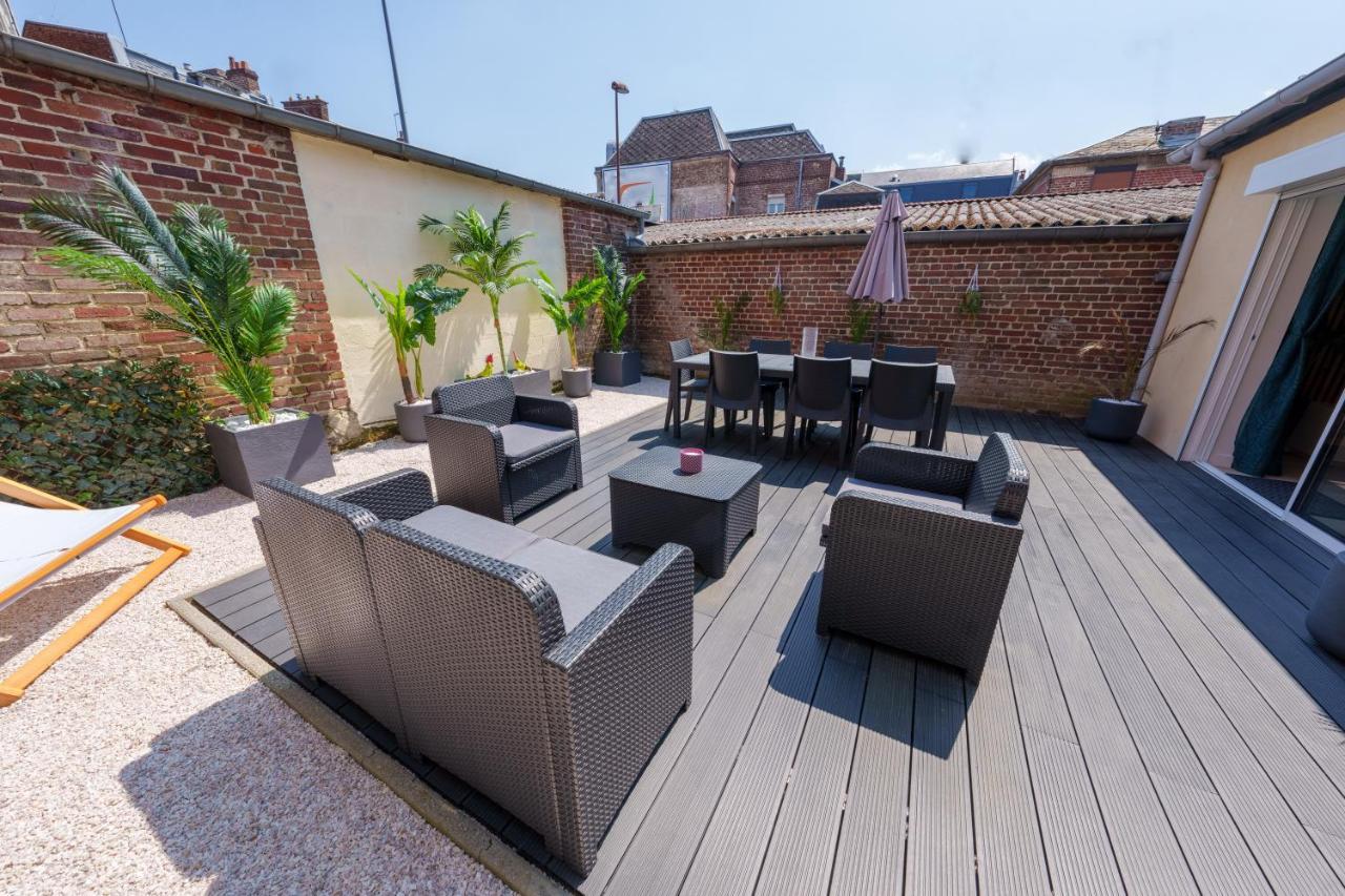 L'Escale Tropicale, Appartement Independant Avec Terrasse Privative Saint-Quentin  Exterior photo